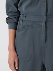 Hush Grey Aviator Jumpsuit - Image 2 of 6