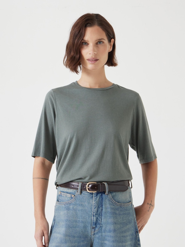 Verde - Hush Reece Relaxed T-Shirt - Imagen 1 de 5