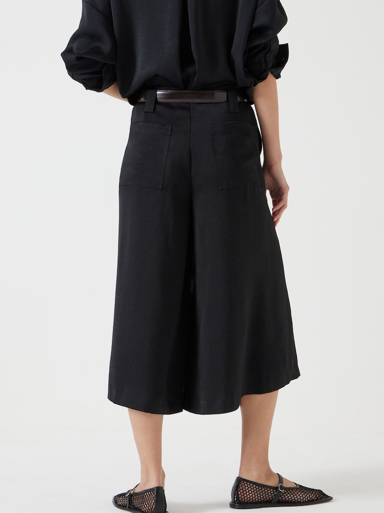 Hush Black Kiri Wide Culottes - Image 3 of 5