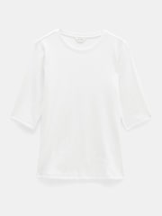 Blanco - Hush Slim Fit Ribbed T-Shirt - Imagen 2 de 5