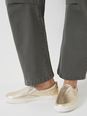 Hush Gold Gili Slip On Trainers - Image 1 of 5
