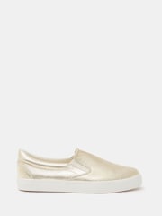Hush Gold Gili Slip On Trainers - Image 3 of 5