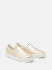 Hush Gold Gili Slip On Trainers - Image 4 of 5