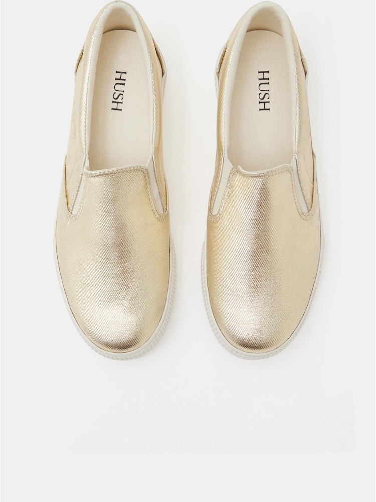 Hush Gold Gili Slip On Trainers - Image 5 of 5