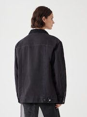 Hush Black 100% Cotton Corduroy Collar Jacket - Image 3 of 5