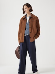 Hush Brown Suede Jacket - Image 3 of 5