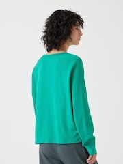 Verde azulado - Hush Matilda 100% Cotton Raglan T-Shirt - Imagen 4 de 5