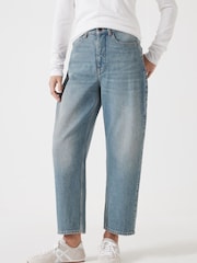 Hush Blue Light Cordelia Barrel Leg Jeans - Image 1 of 5
