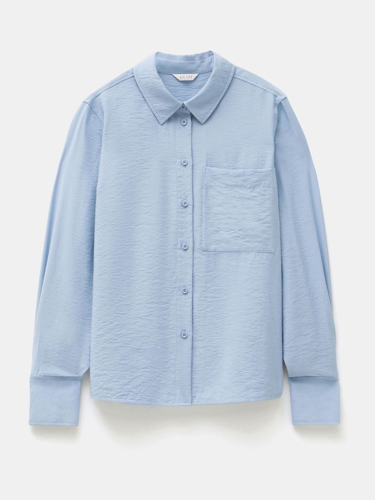 Hush Blue Long Sleeve Relaxed Shirt - Image 5 of 5