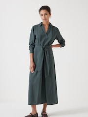 Hush Green Maya Front Tie Maxi Dress - Image 1 of 5