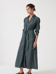 Hush Green Maya Front Tie Maxi Dress - Image 4 of 5