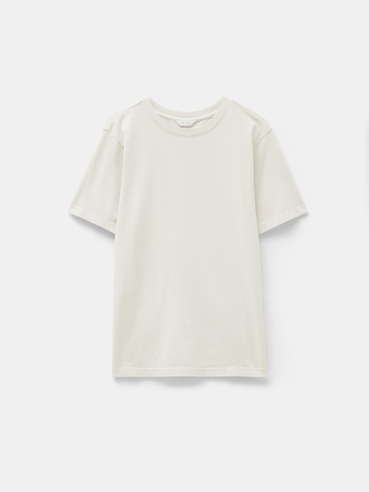 Hush Almond 100% Cotton Rosie Regular Fit T-Shirt - Image 5 of 5