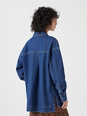 Hush Blue Denim Pullover Shirt - Image 3 of 5