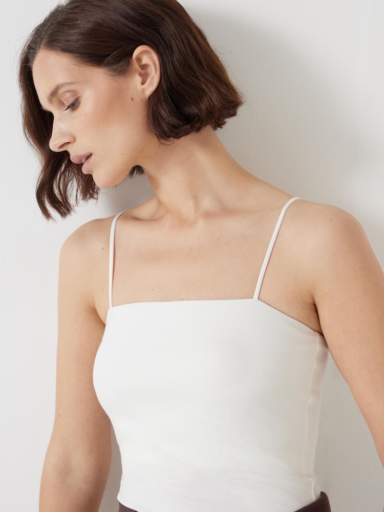 Hush White Sarah Skinny Strap Cami - Image 4 of 5