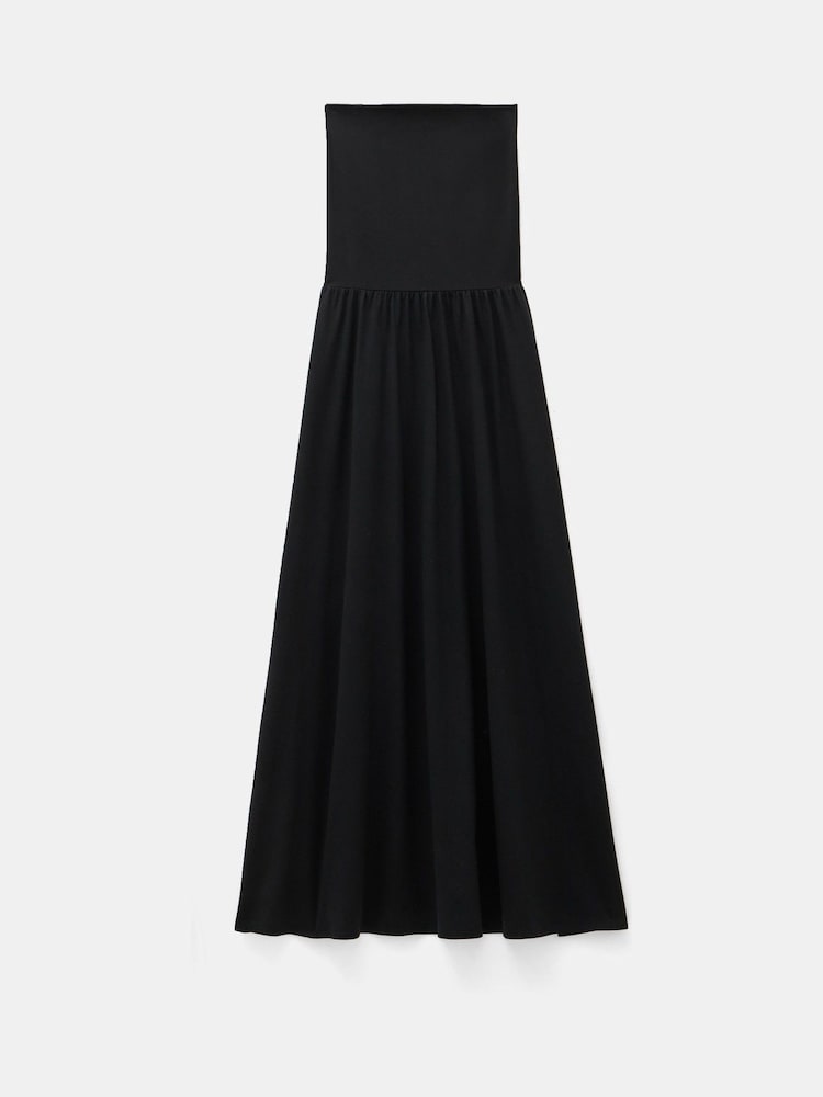 Hush Black 100% Cotton Tube Maxi Dress - Image 6 of 6