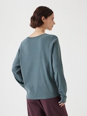 Verde tierra - Hush Matilda 100% Cotton Raglan T-Shirt - Imagen 3 de 5