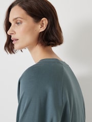 Verde tierra - Hush Matilda 100% Cotton Raglan T-Shirt - Imagen 4 de 5