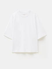 Hush White Romina Heavyweight 100% Cotton T-Shirt - Image 5 of 5