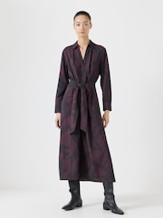 Hush Purple Maya Front Tie Maxi Dress - Image 1 of 6