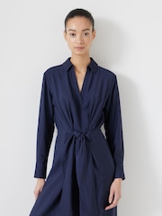 Hush Blue Maya Front Tie Maxi Dress - Image 2 of 6