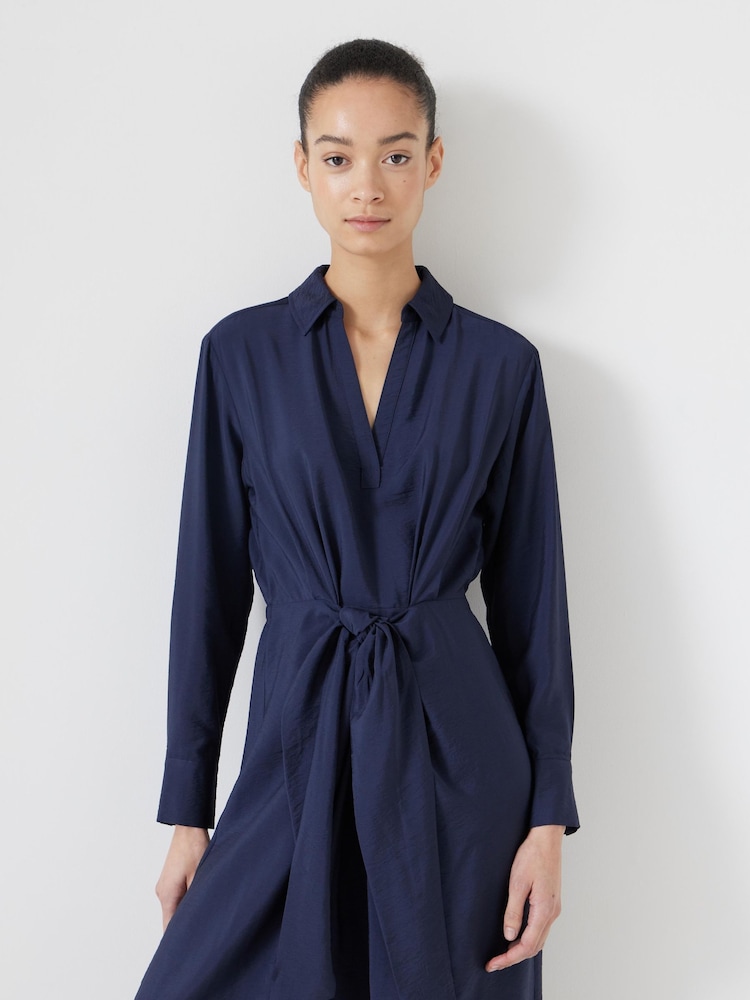 Hush Blue Maya Front Tie Maxi Dress - Image 2 of 6