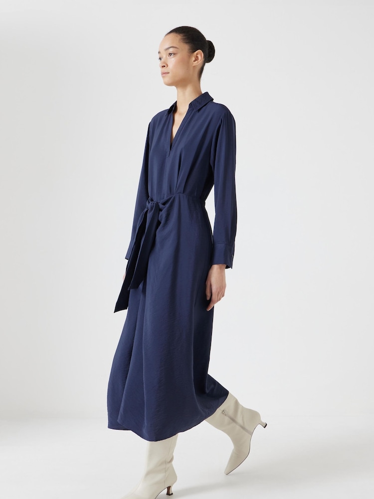 Hush Blue Maya Front Tie Maxi Dress - Image 4 of 6