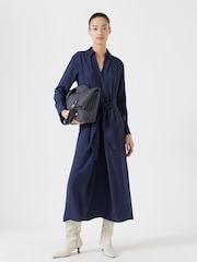 Hush Blue Maya Front Tie Maxi Dress - Image 5 of 6