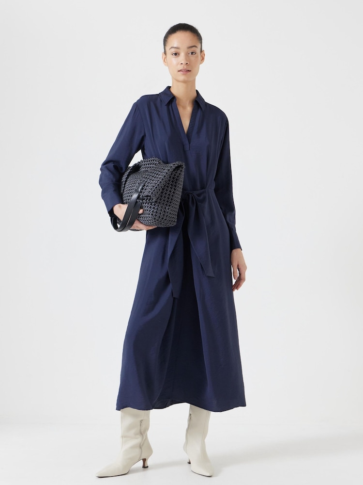Hush Blue Maya Front Tie Maxi Dress - Image 5 of 6