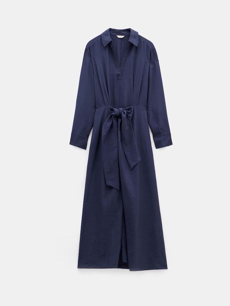 Hush Blue Maya Front Tie Maxi Dress - Image 6 of 6
