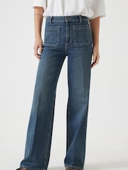 Hush Green Rowan Flared Jeans - Image 1 of 5