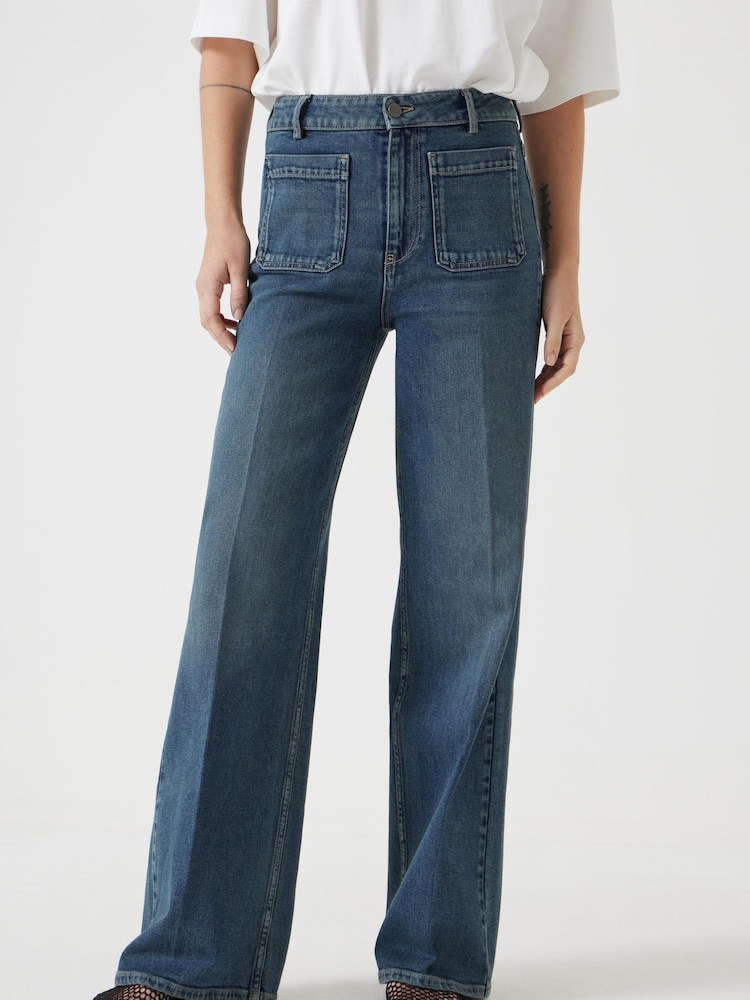 Hush Green Rowan Flared Jeans - Image 1 of 5