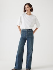 Hush Green Rowan Flared Jeans - Image 2 of 5