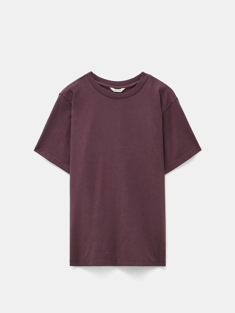 Hush Brown 100% Cotton Rosie Regular Fit T-Shirt - Image 5 of 5