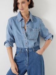Hush Two Tone Evelyn Denim Jumpsuit - Imagen 2 de 5