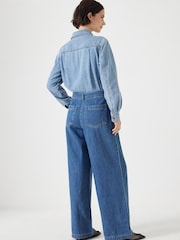 Hush Two Tone Evelyn Denim Jumpsuit - Imagen 3 de 5