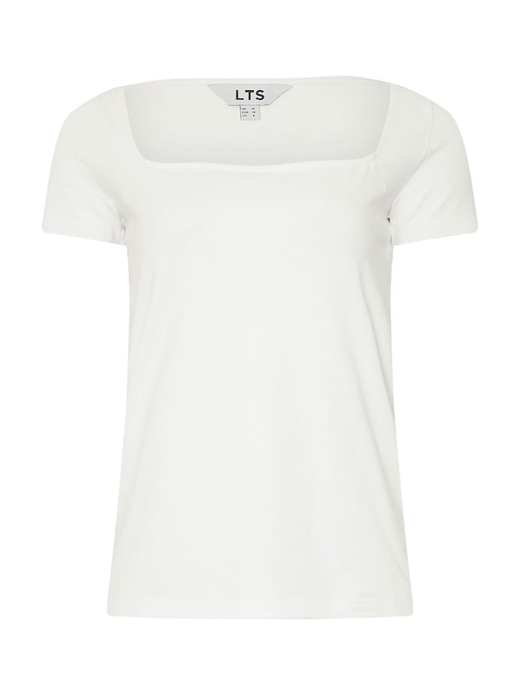 Long Tall Sally Blue Square Neck T-Shirts 2 Pack - Image 8 of 8