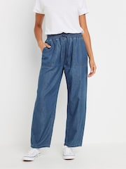 M&Co Dark Wash Full Length Joggers - Изображение 1 из 6