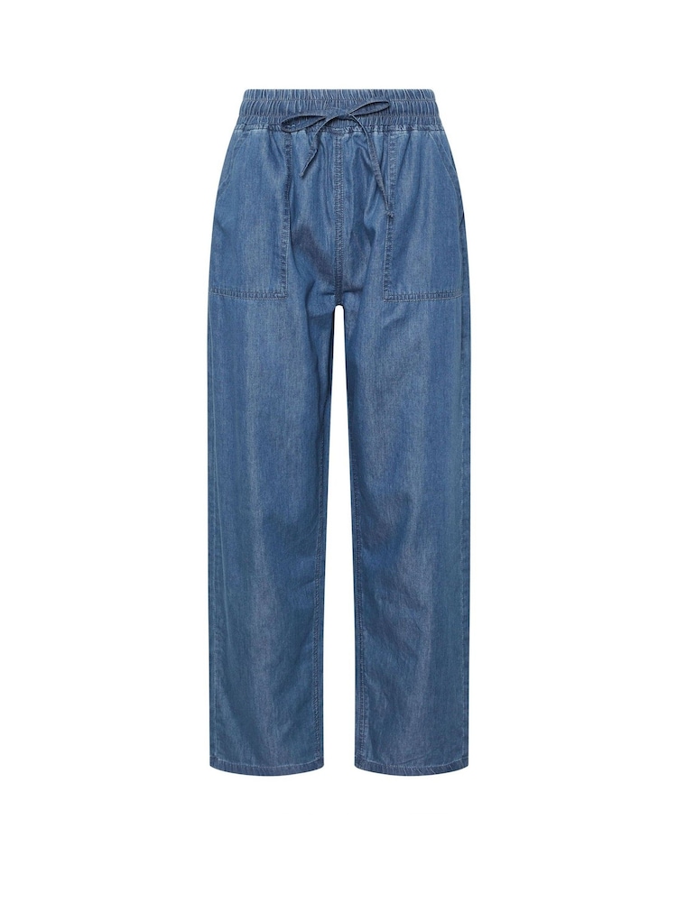 M&Co Dark Wash Full Length Joggers - Изображение 6 из 6