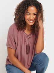 M&Co Acid Wash Boho Top - Imagen 4 de 5