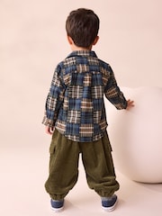 Khaki Green Corduroy Cargo Trousers (3mths-7yrs) - Image 3 of 8