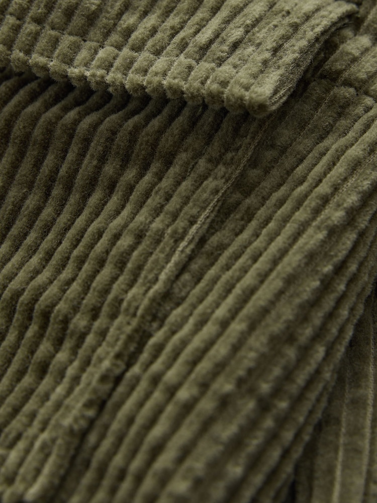 Khaki Green Corduroy Cargo Trousers (3mths-7yrs) - Image 8 of 8