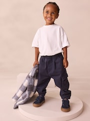 Grey Blue Lined Cargo Trousers (3mths-7yrs) - Image 4 of 8