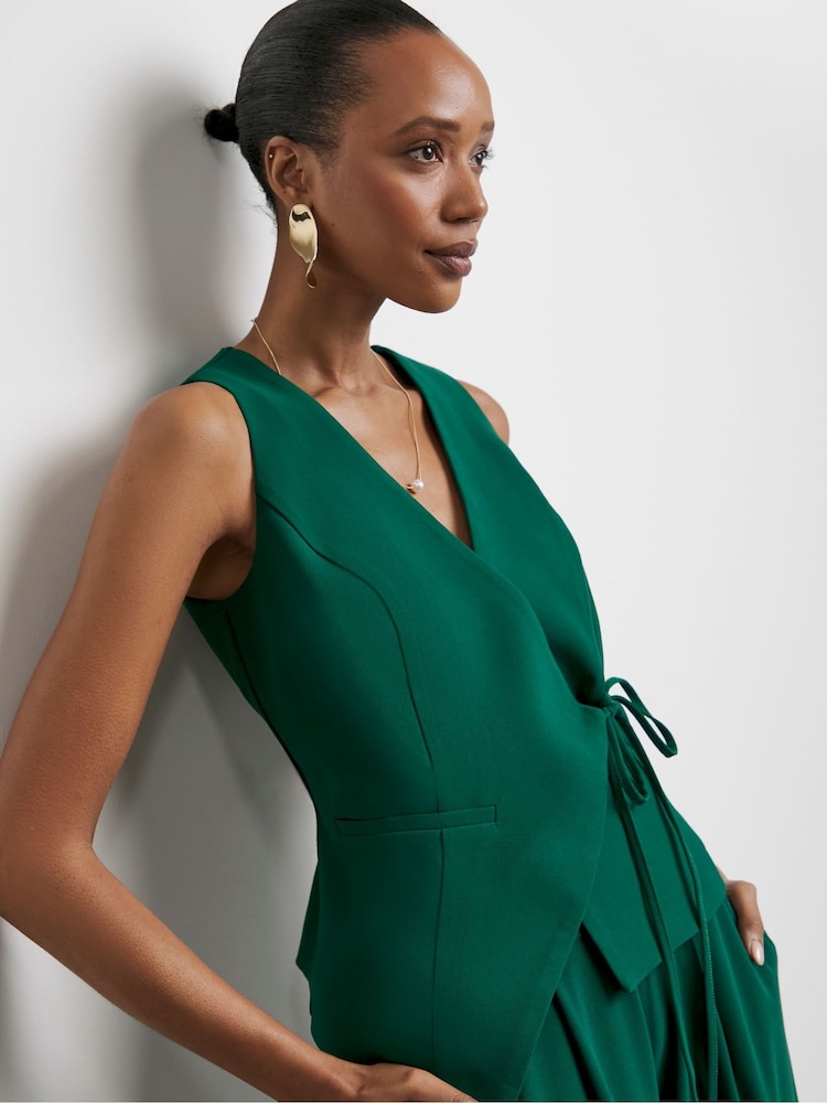Joanna Hope Green Tie Waistcoat - Image 5 of 5