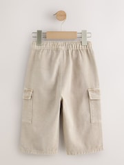Stone Washed Wide Leg Cargo Trousers (3mths-7yrs) - Image 5 of 7