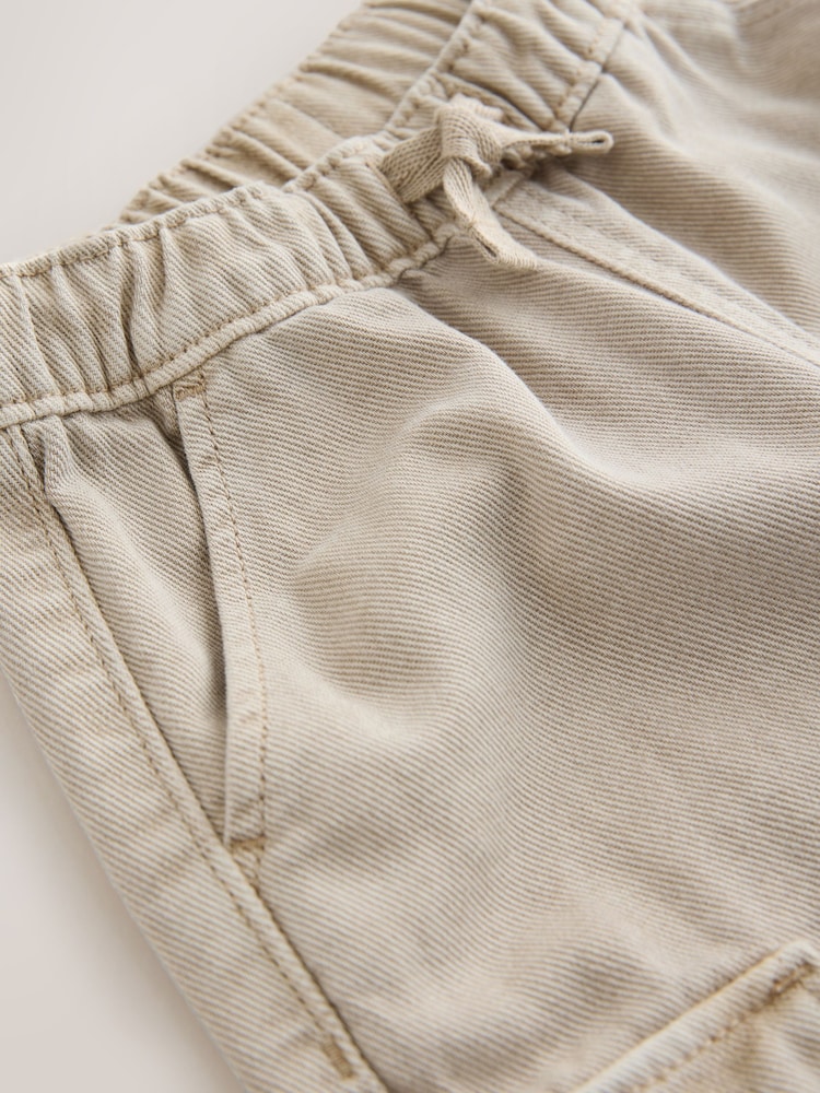 Stone Washed Wide Leg Cargo Trousers (3mths-7yrs) - Image 7 of 7