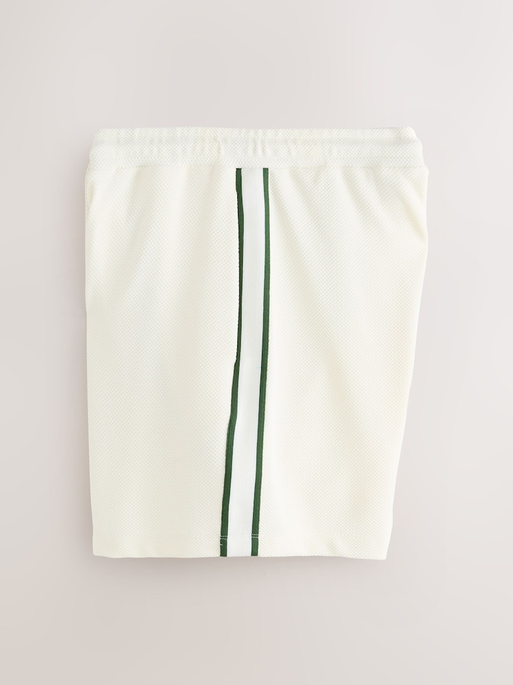 Ecru EDIT Taped Shorts - Image 2 of 5