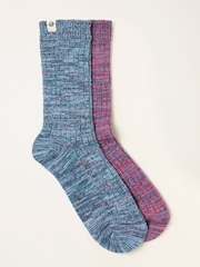 FatFace 2 Pairs of Boot Socks - Imagem 1 de 2