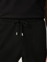 Schwarz - Premium Mid Weight Knitted Joggers - Bild 4 von 8