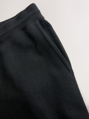 Schwarz - Premium Mid Weight Knitted Joggers - Bild 7 von 8