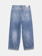Mint Velvet Blue Mid Relaxed 100% Cotton Tapered Jeans - Image 8 of 8